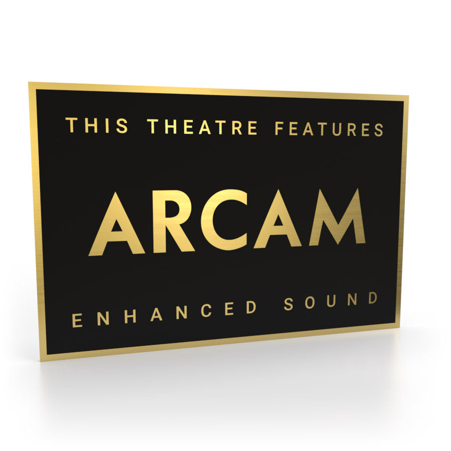 Arcam Heimkino-Schild
