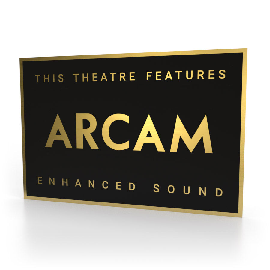 Arcam Heimkino-Schild