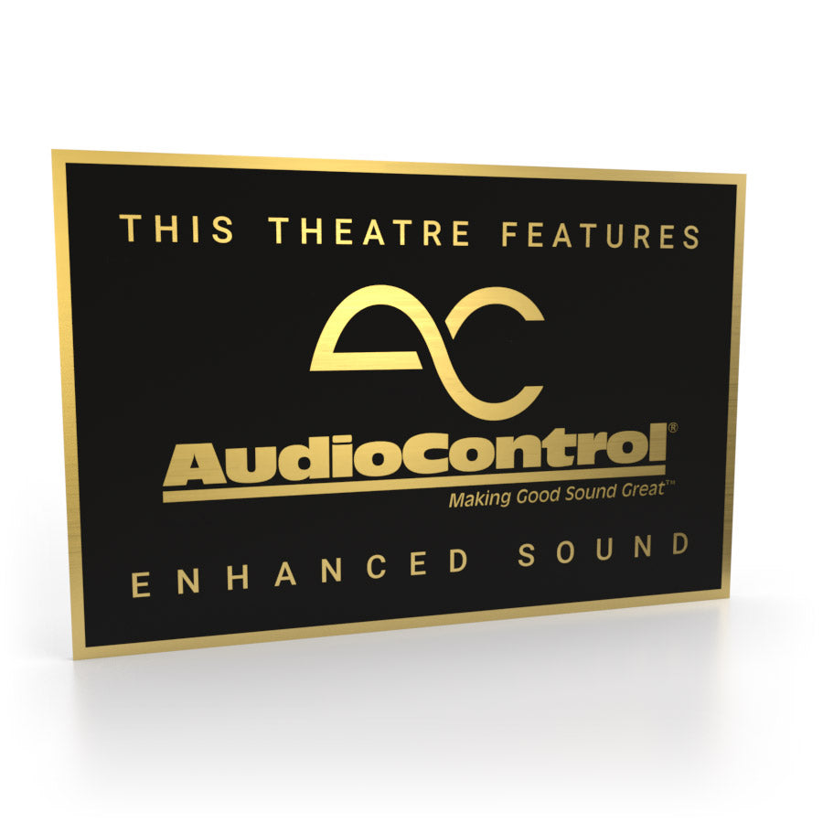 AudioControl Heimkino-Schild