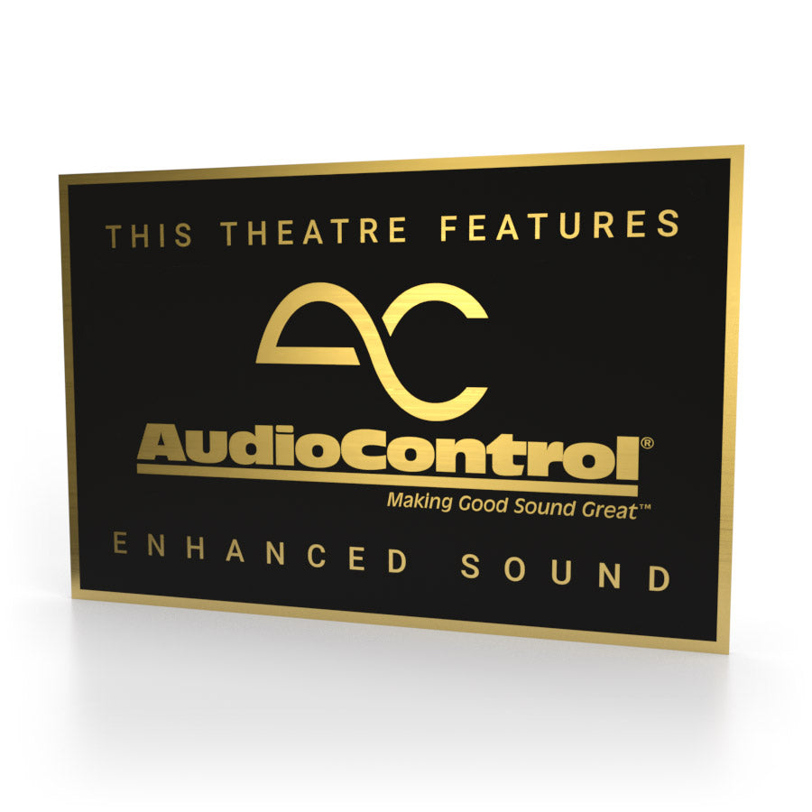 AudioControl Heimkino-Schild
