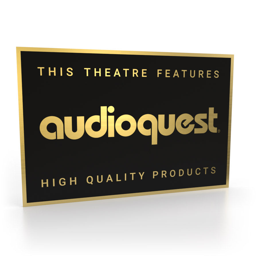 AudioQuest Heimkino-Schild