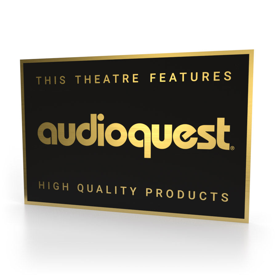 AudioQuest Heimkino-Schild