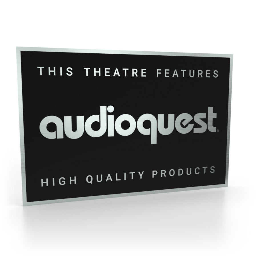 AudioQuest Heimkino-Schild