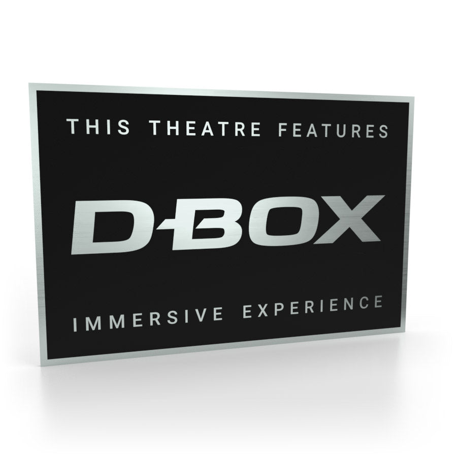 D-Box Heimkino-Schild