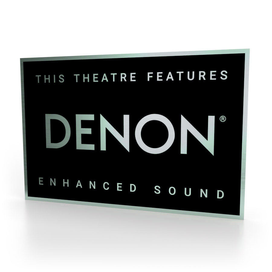 Denon Heimkino-Schild (2. WAHL)