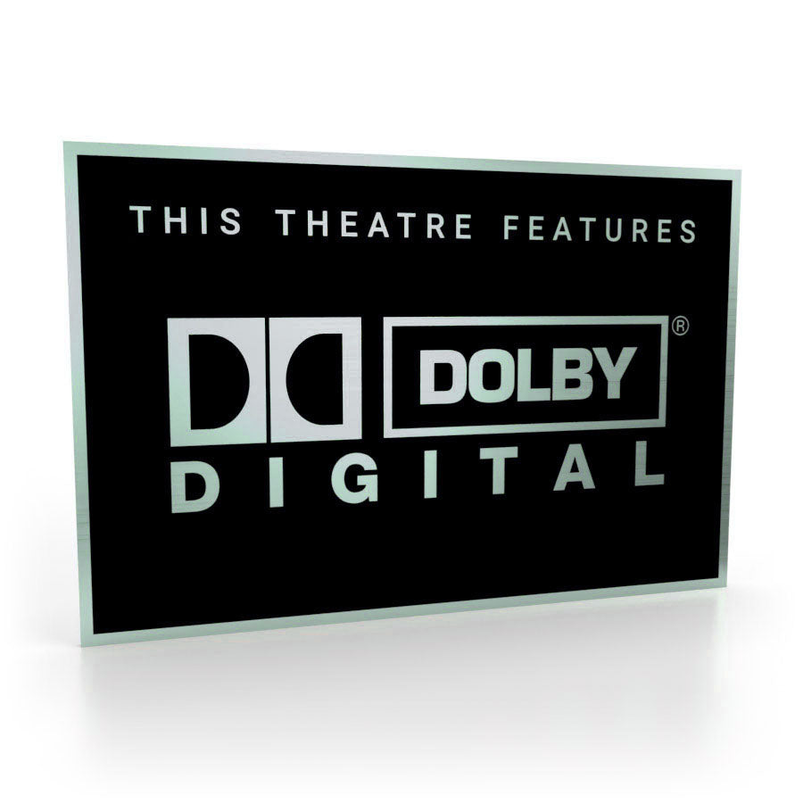 Dolby Digital Legacy Logo Heimkino-Schild