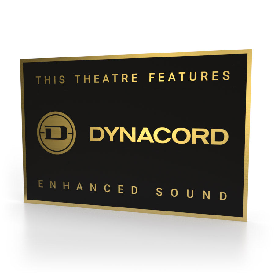 Dynacord Heimkino-Schild