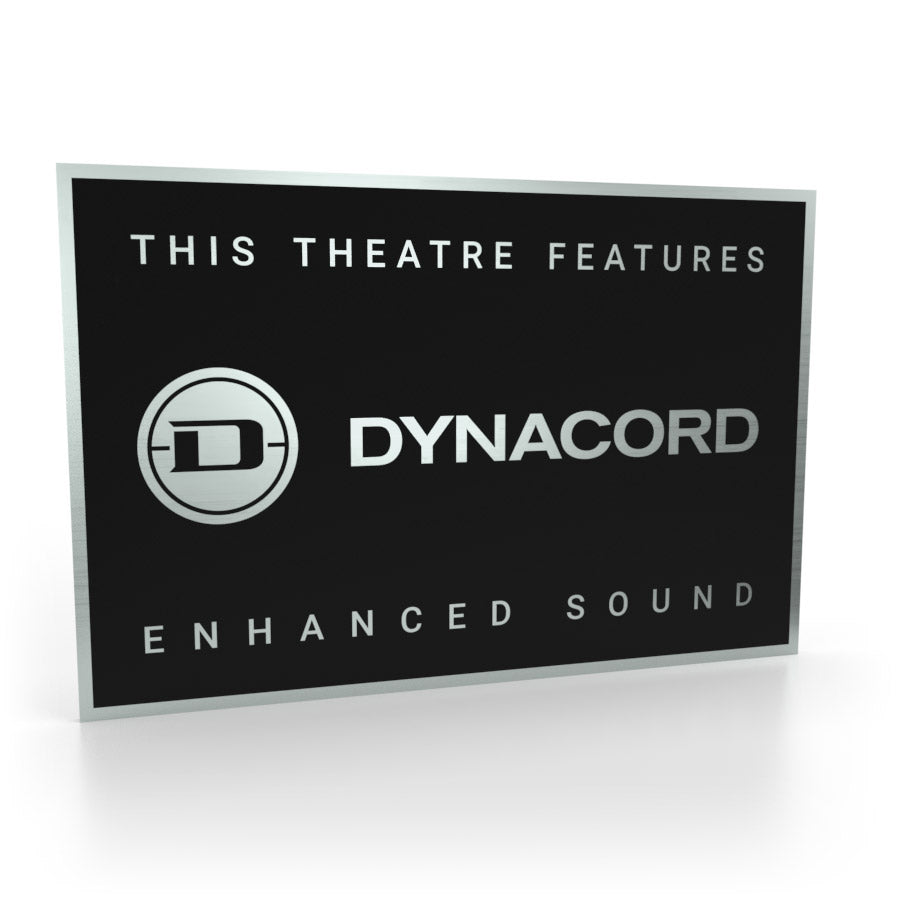 Dynacord Heimkino-Schild