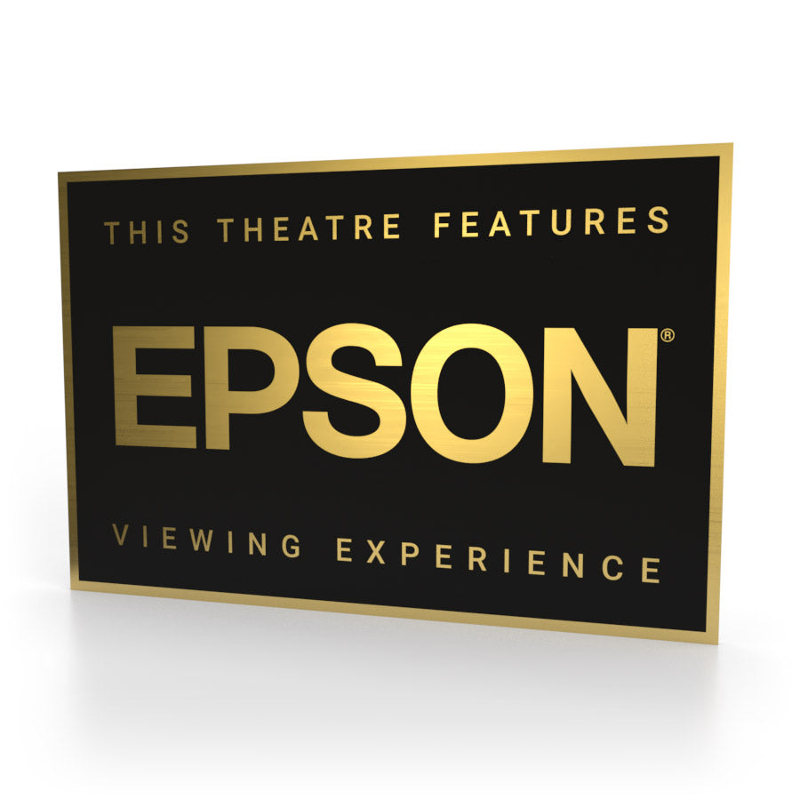 EPSON Heimkino-Schild