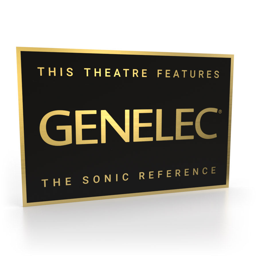 Genelec Heimkino-Schild