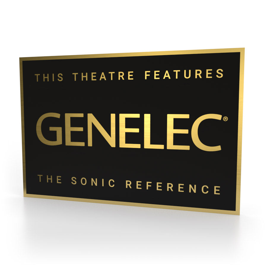 Genelec Heimkino-Schild