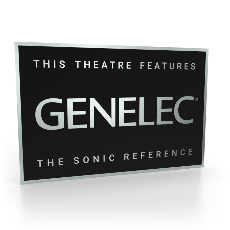 Genelec Heimkino-Schild