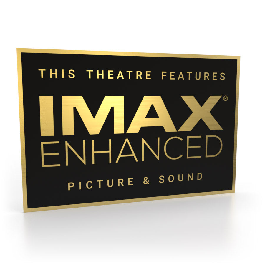 IMAX Enhanced Heimkino-Schild