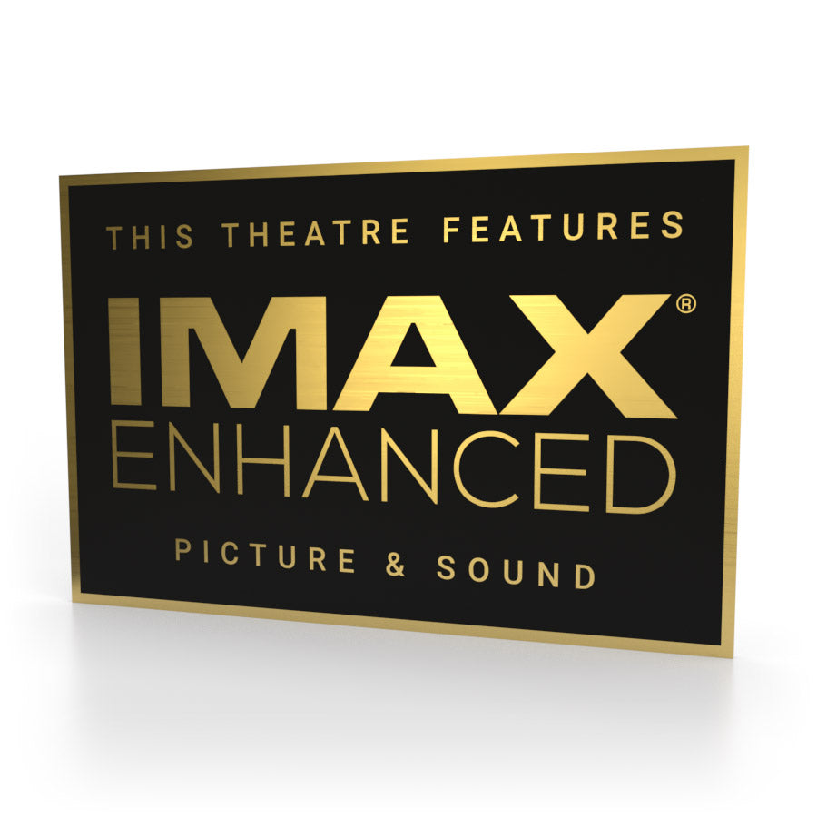 IMAX Enhanced Heimkino-Schild