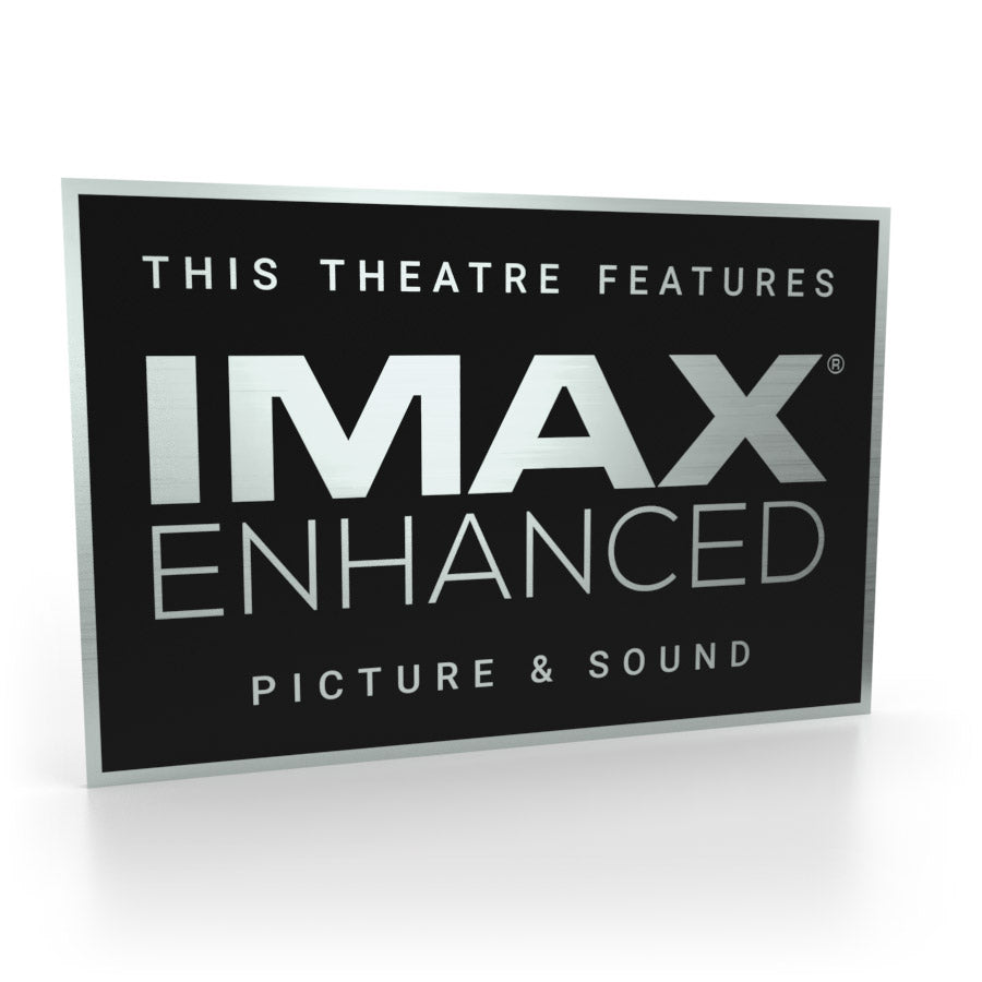 IMAX Enhanced Heimkino-Schild