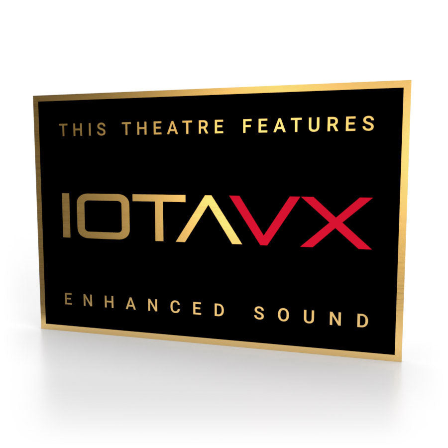 IOTAVX Heimkino-Schild