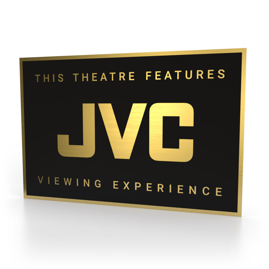 JVC Heimkino-Schild