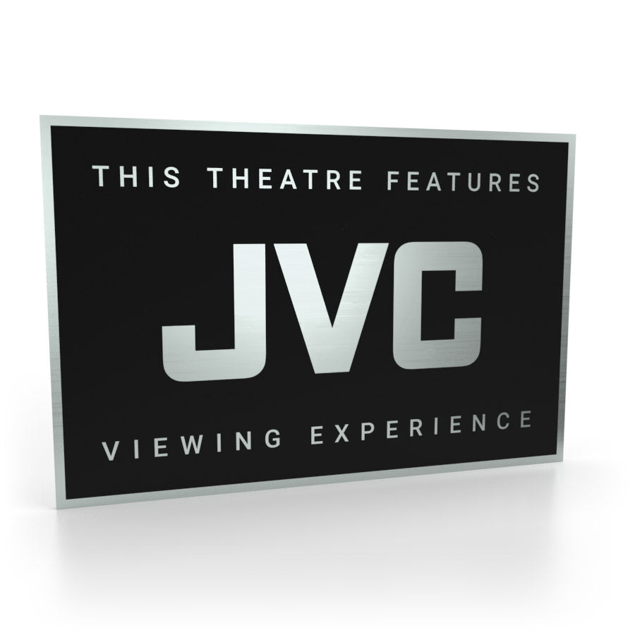 JVC Heimkino-Schild