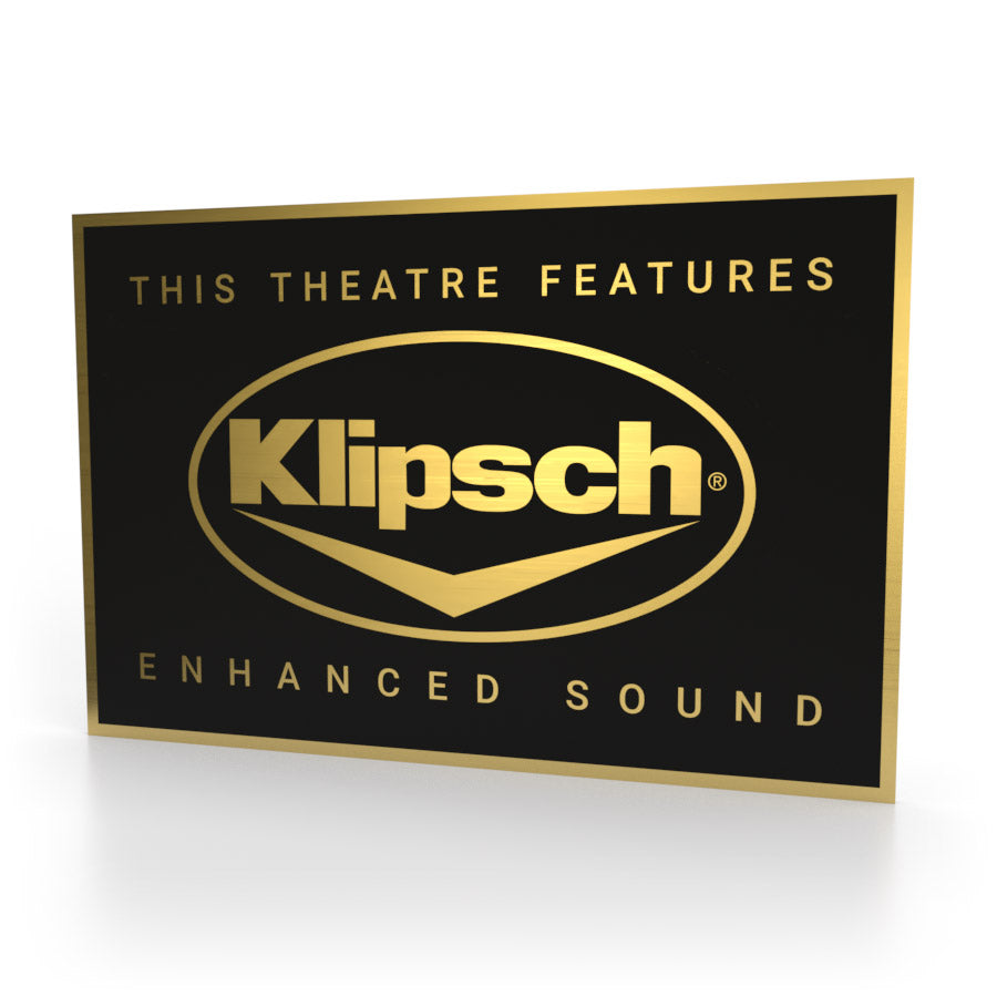 Klipsch Legacy Heimkino-Schild