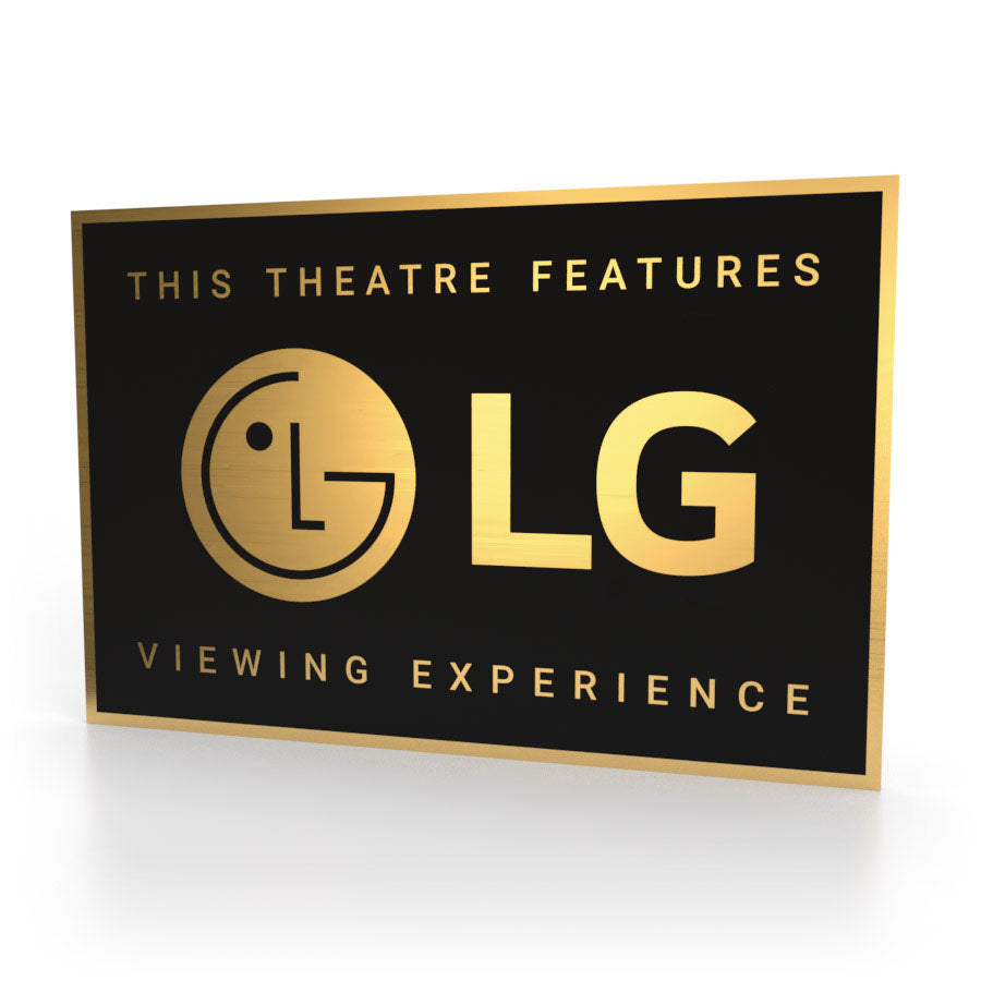 LG Heimkino-Schild