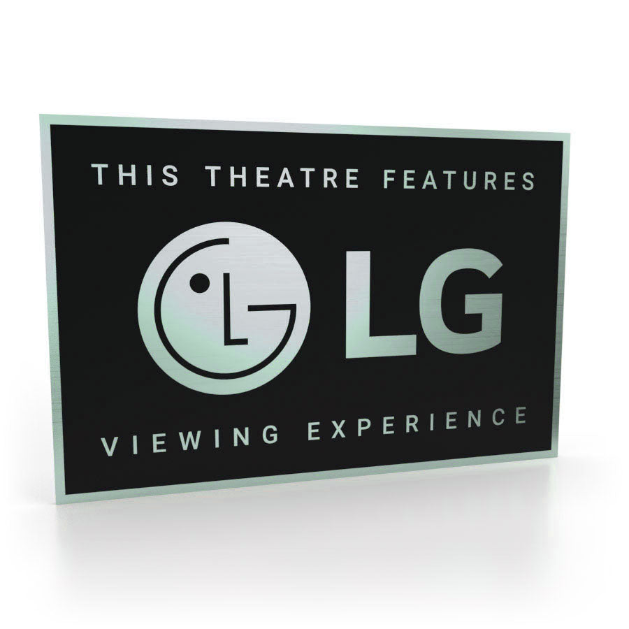 LG Heimkino-Schild