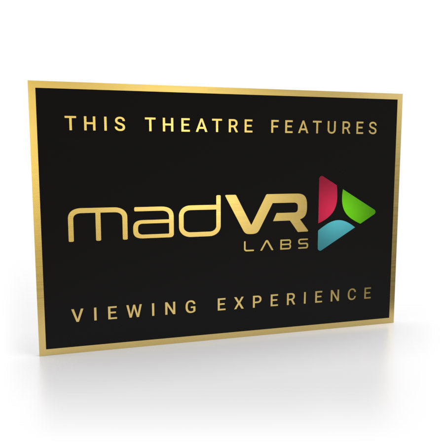 MadVR Heimkino-Schild