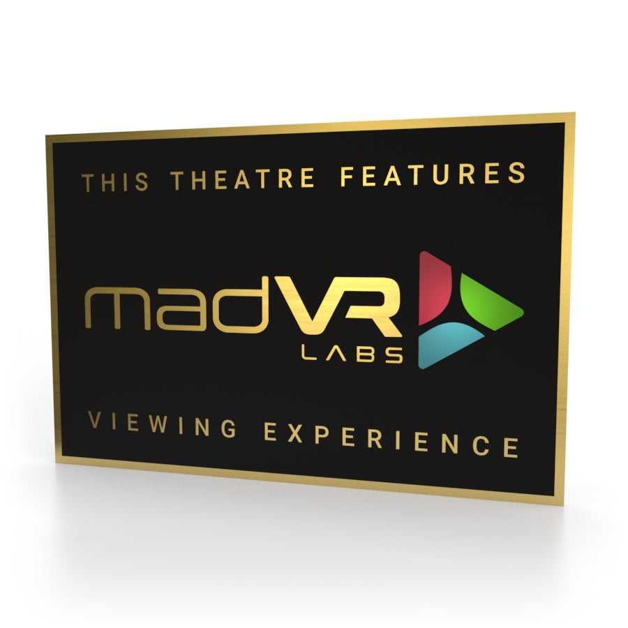 MadVR Heimkino-Schild