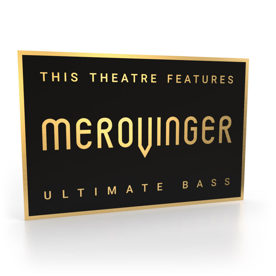 meroVinger Heimkino-Schild