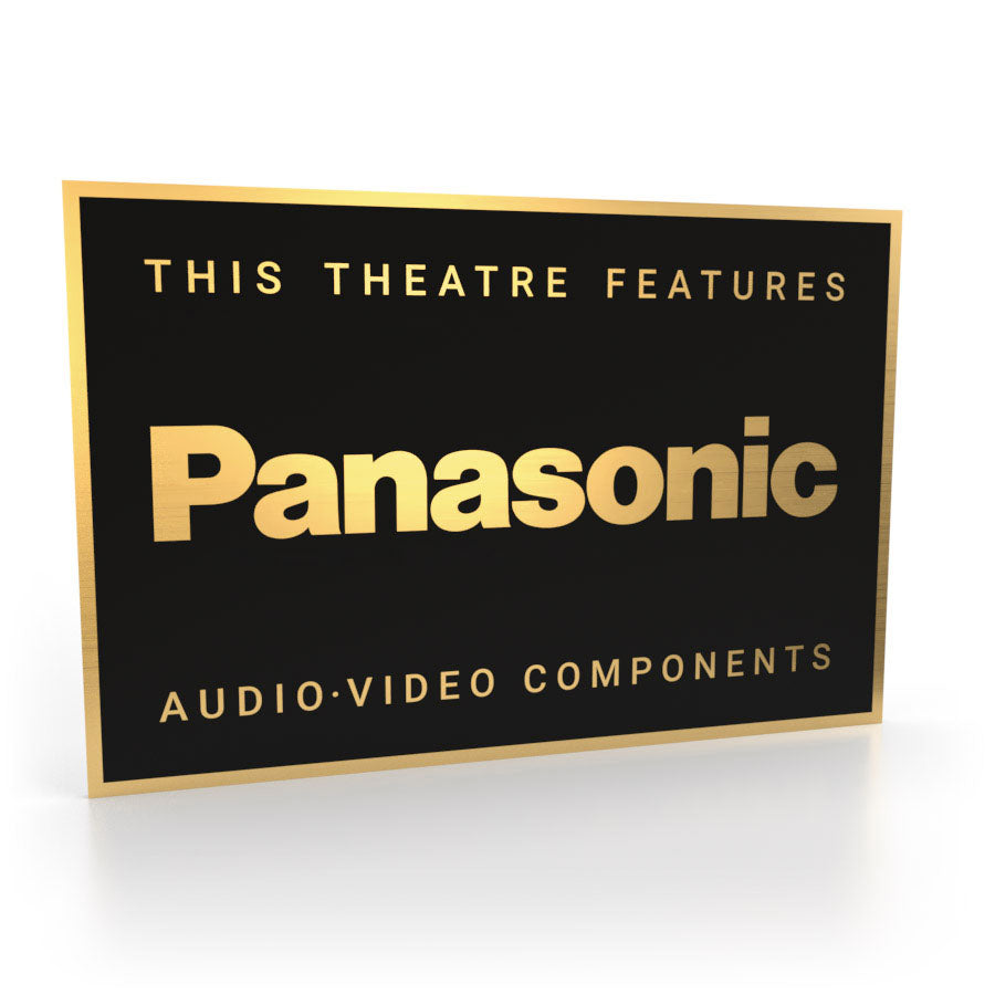 Panasonic Heimkino-Schild