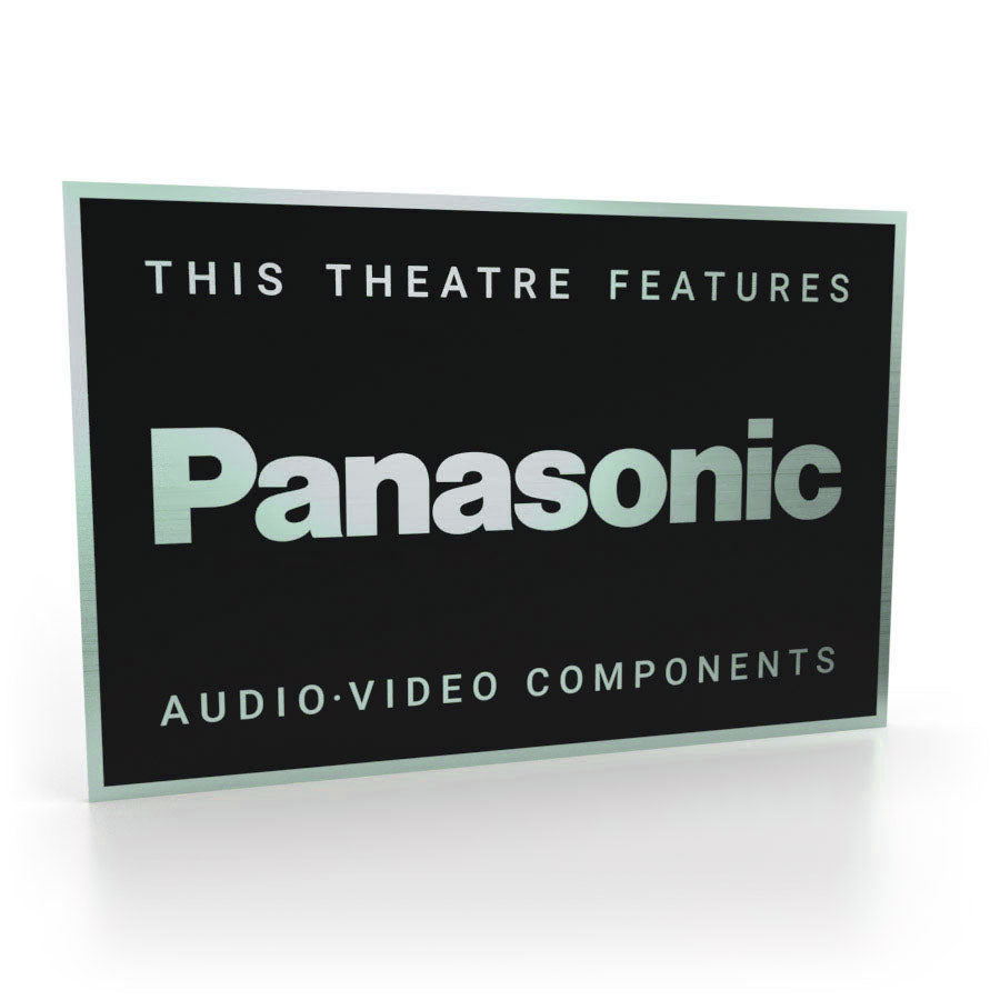 Panasonic Heimkino-Schild