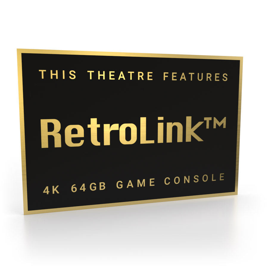 RetroLink Heimkino-Schild