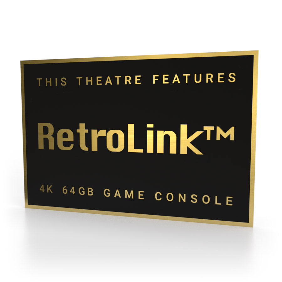 RetroLink Heimkino-Schild