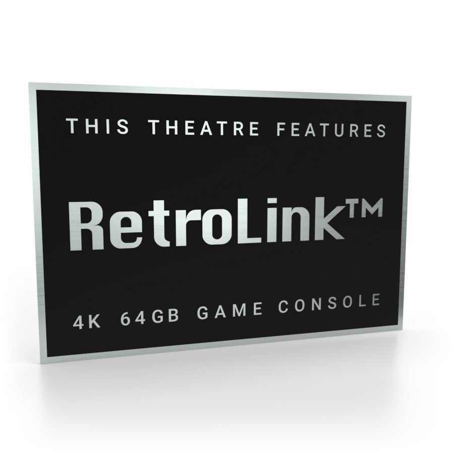 RetroLink Heimkino-Schild