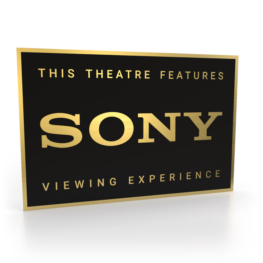 Sony Heimkino-Schild