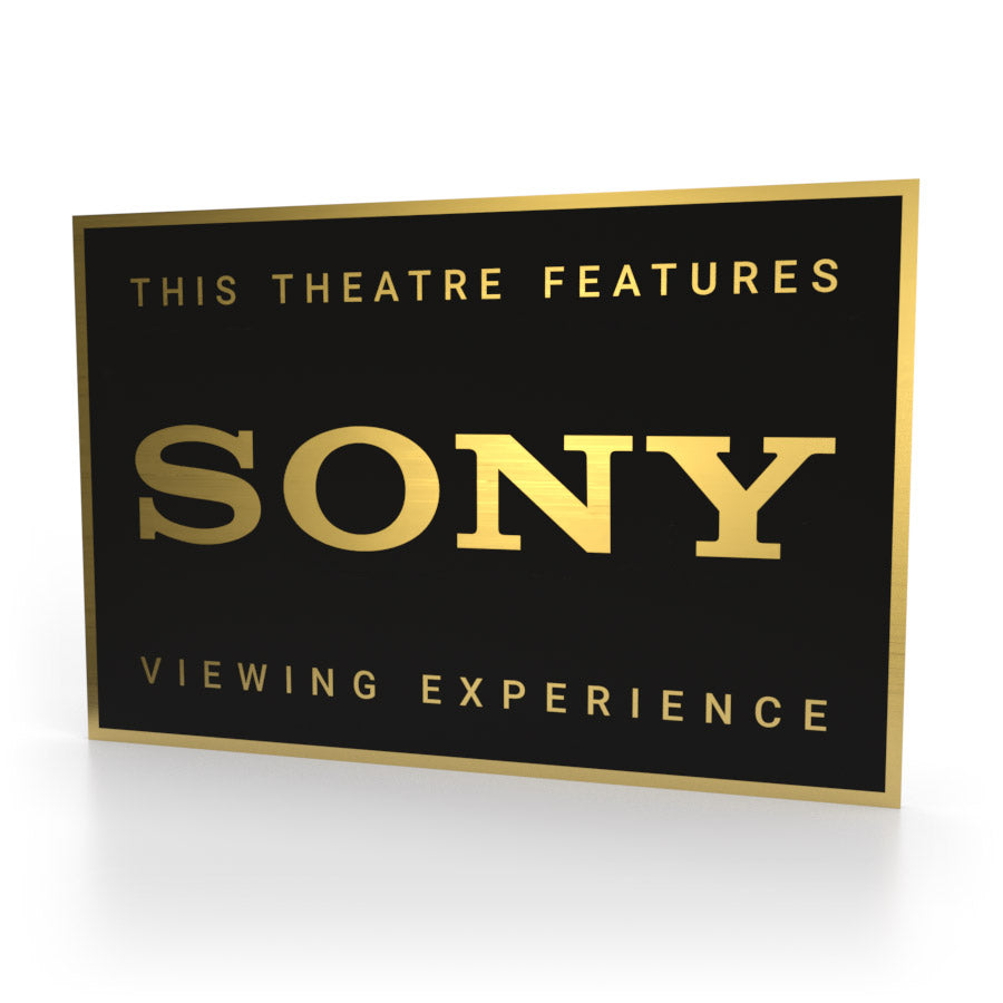 Sony Heimkino-Schild