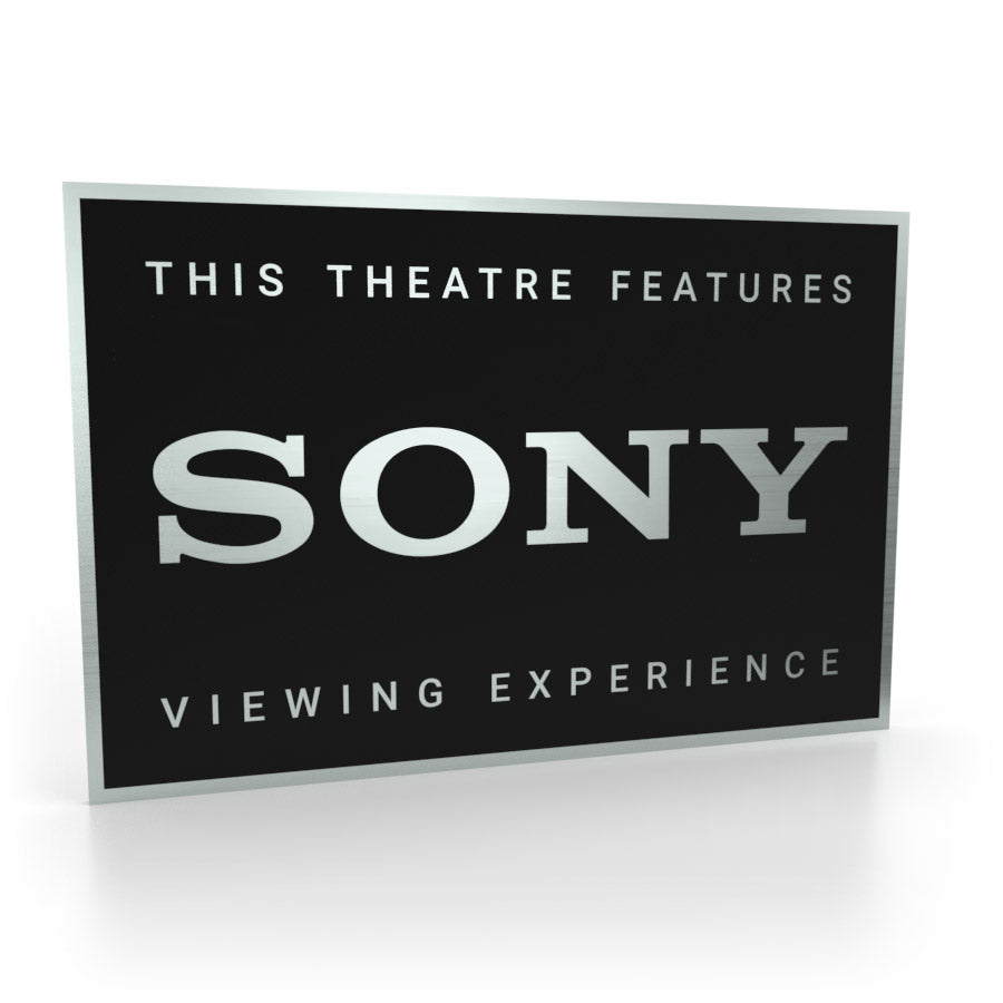 Sony Heimkino-Schild