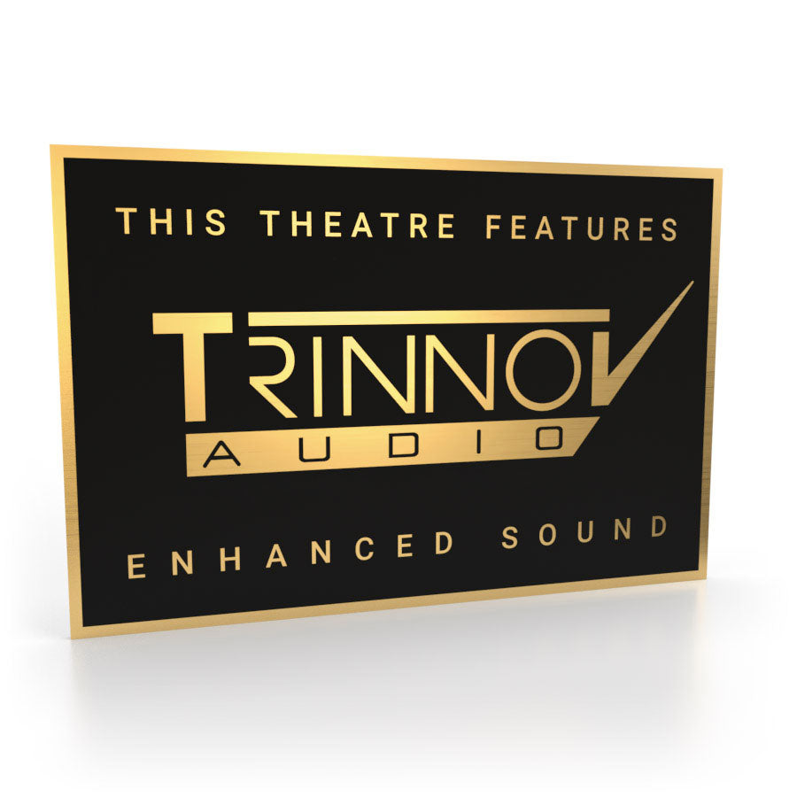 Trinnov Heimkino-Schild