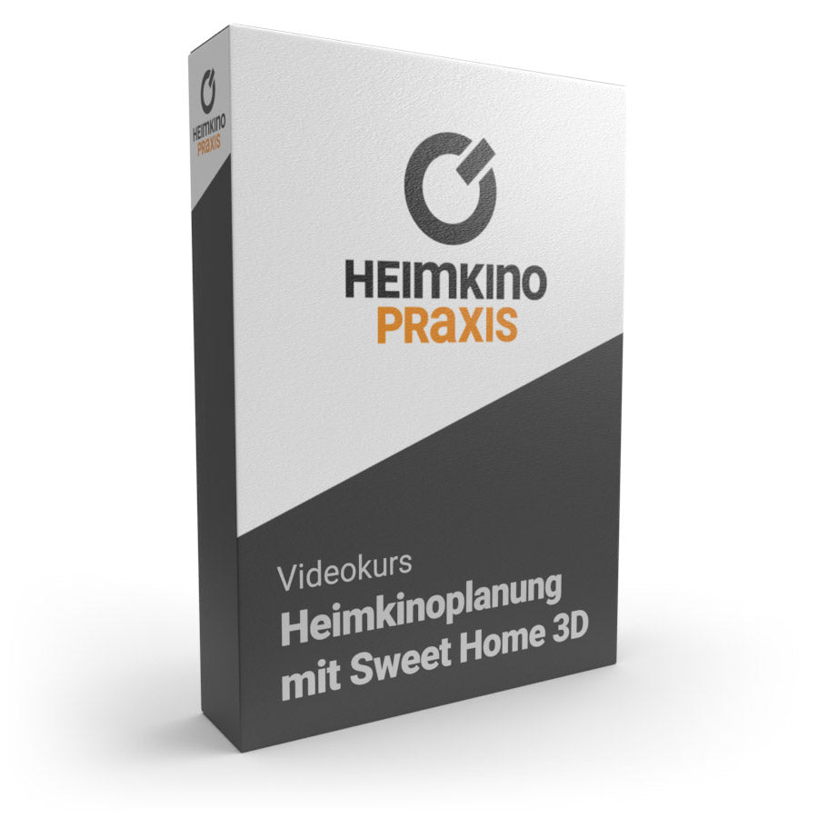 Videokurs: Heimkinoplanung mit Sweet Home 3D