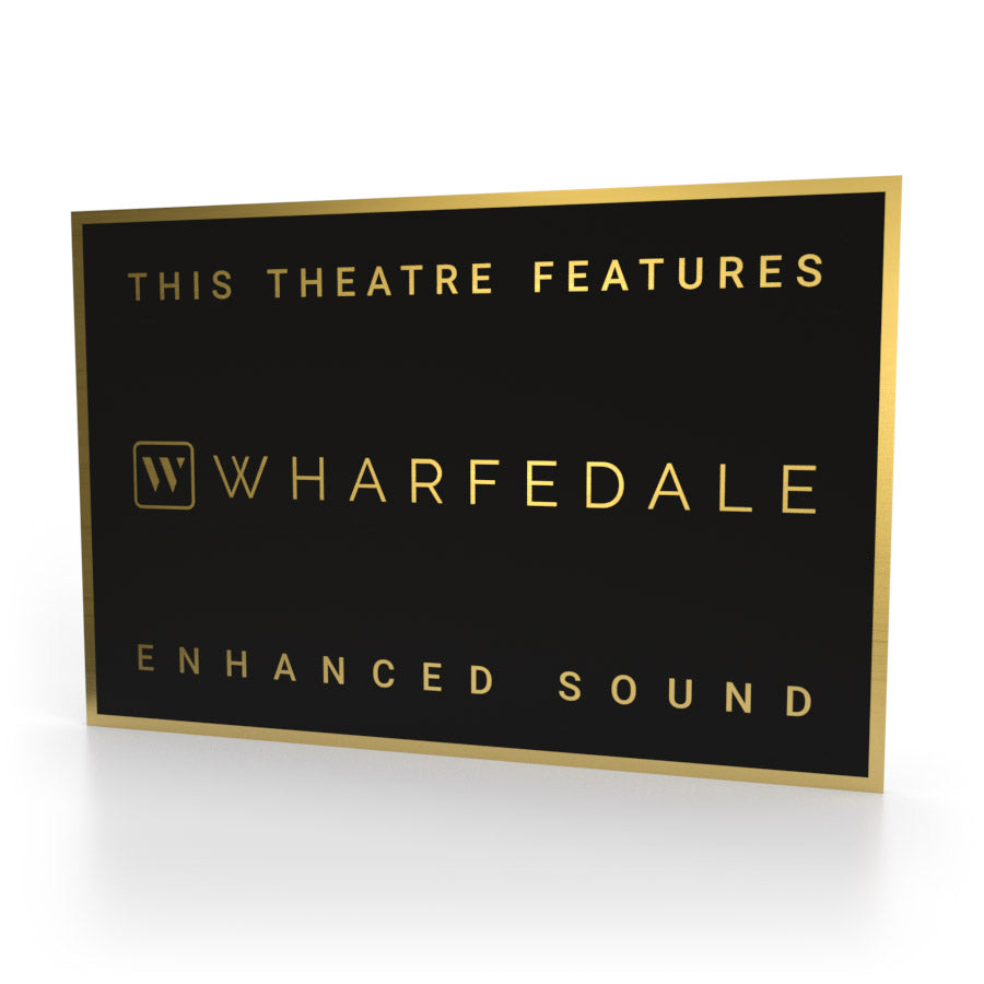 Wharfedale Heimkino-Schild